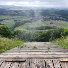 Drachenabflugschanze mit Rastplatz