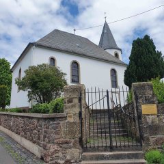 Evangelische Kirche Eckersweiler auf dem Historischen Amtsweg Burglichtenberg