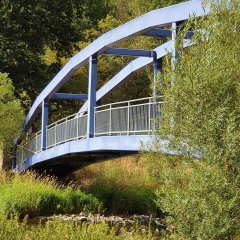 Blaue Brücke in der Karma