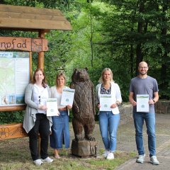 Premiumwanderweg Nahesteig 2024 rezertifiziert