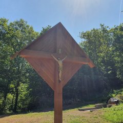 Scheidkreuz am Rastplatz Scheidwald Heimbach