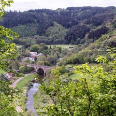 Blick auf die Nahe unterhalb von Sonnenberg