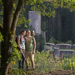 Aussicht vom Burgblick Richtung Frauenburg