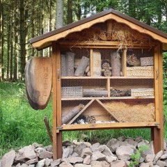 Insektenhotel am Naturschutzplatz