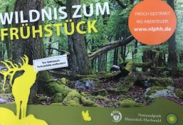 Frühstücksbrettchen Nationalpark Brettchen mit Motiv vom Nationalpark Hunsrück-Hochwald