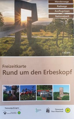 Freizeitkarte rund um den Erbeskopf Titelbild: Freizeitkarte rund um den Erbeskopf