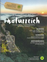 Rheinland-Pfalz naturreich Titelbild der Broschüre: Rheinland-Pfalz naturreich.