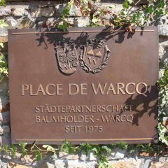 Plakette Place de Warcq