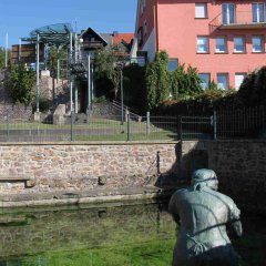 Wäschbach neben dem Marktplatz