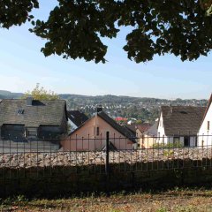 Ausblick auf Baumholder  neben der ev. Kirche