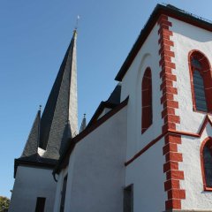 Katholische Kirche Seitenansicht