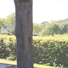 Säule Dorfbrunnen Ruschberg