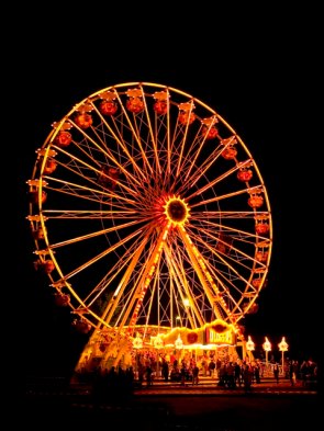 Riesenrad bei Nacht Riesenrad bei Nacht