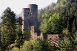 Ruine Frauenburg auf der Tramschleife Gräfin Loroetta in Frauenberg Nahe Ruine Frauenburg auf der Tramschleife Gräfin Loroetta in Frauenberg Nahe