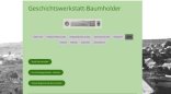 Foto der Internetseite der Geschichtswerkstatt Baumholder