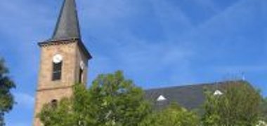 Außenansicht evangelische Kirche in Berschweiler