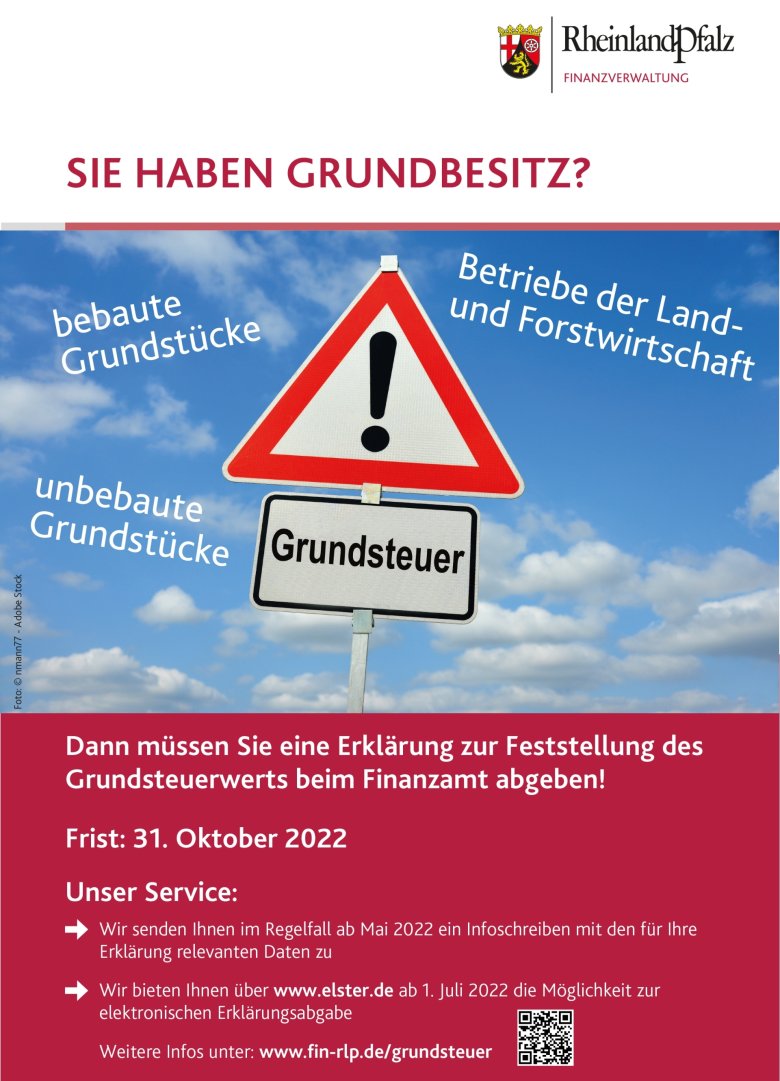 Plakat Grundsteuerreform Plakat Grundsteuerreform