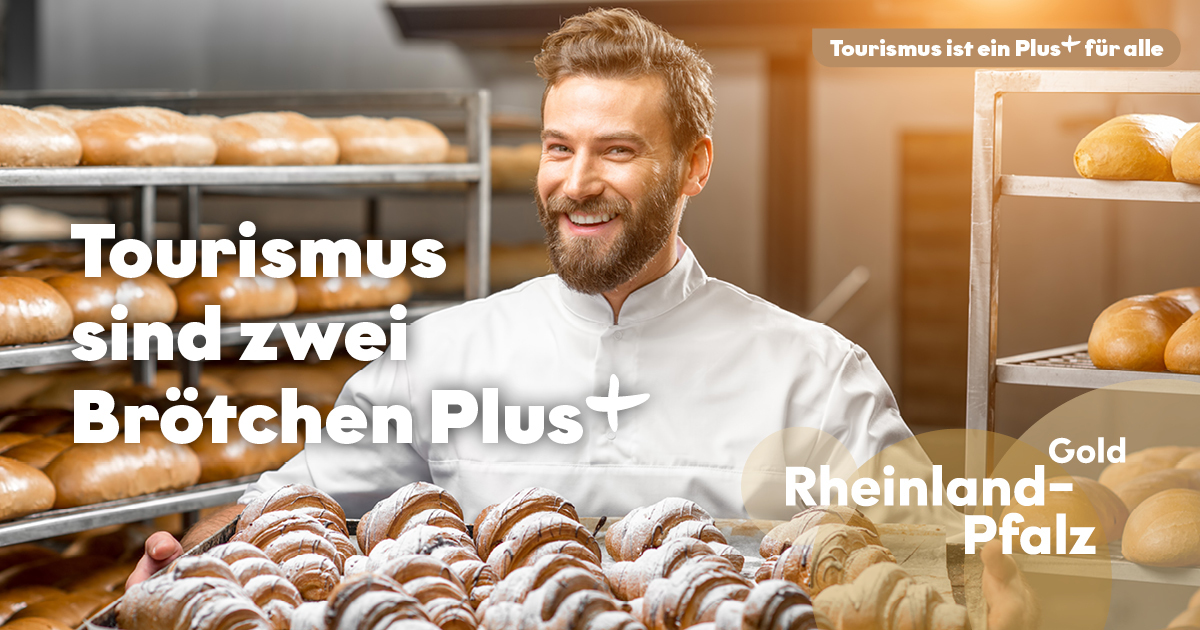 Bäcker mit Brötchen