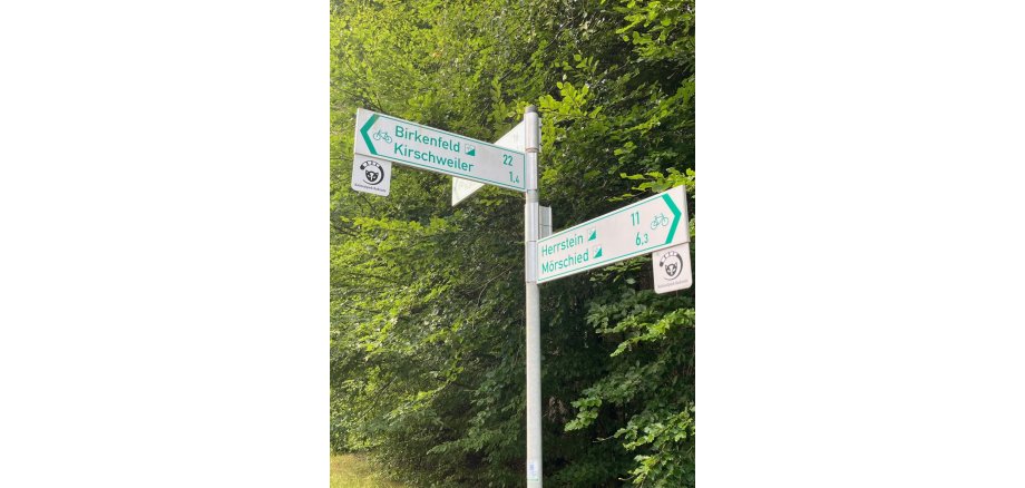 Radwegebeschilderung