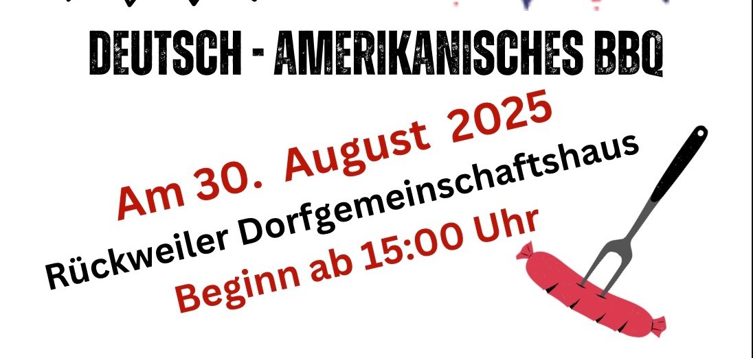 Deutsch-Amerikanisches BBQ in Rückweiler