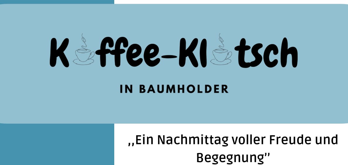 Plakat zu: Kaffeeklatsch mit der GemeindeschwesterPlus am 10.12.2025 in Baumholder