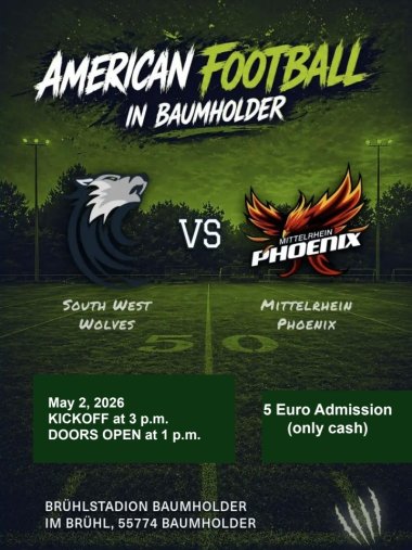 American Football in Baumholder am 02.05.2026