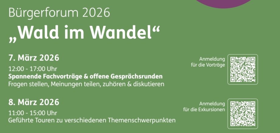 Bürgerforum Wald im Wandel