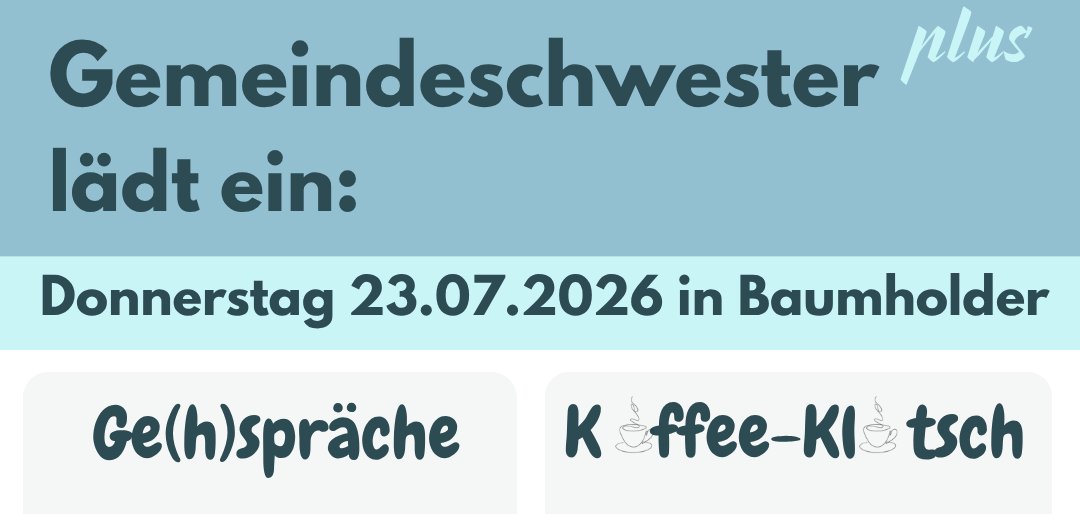 Ge(h)spräche & Kaffeeklatsch - 1