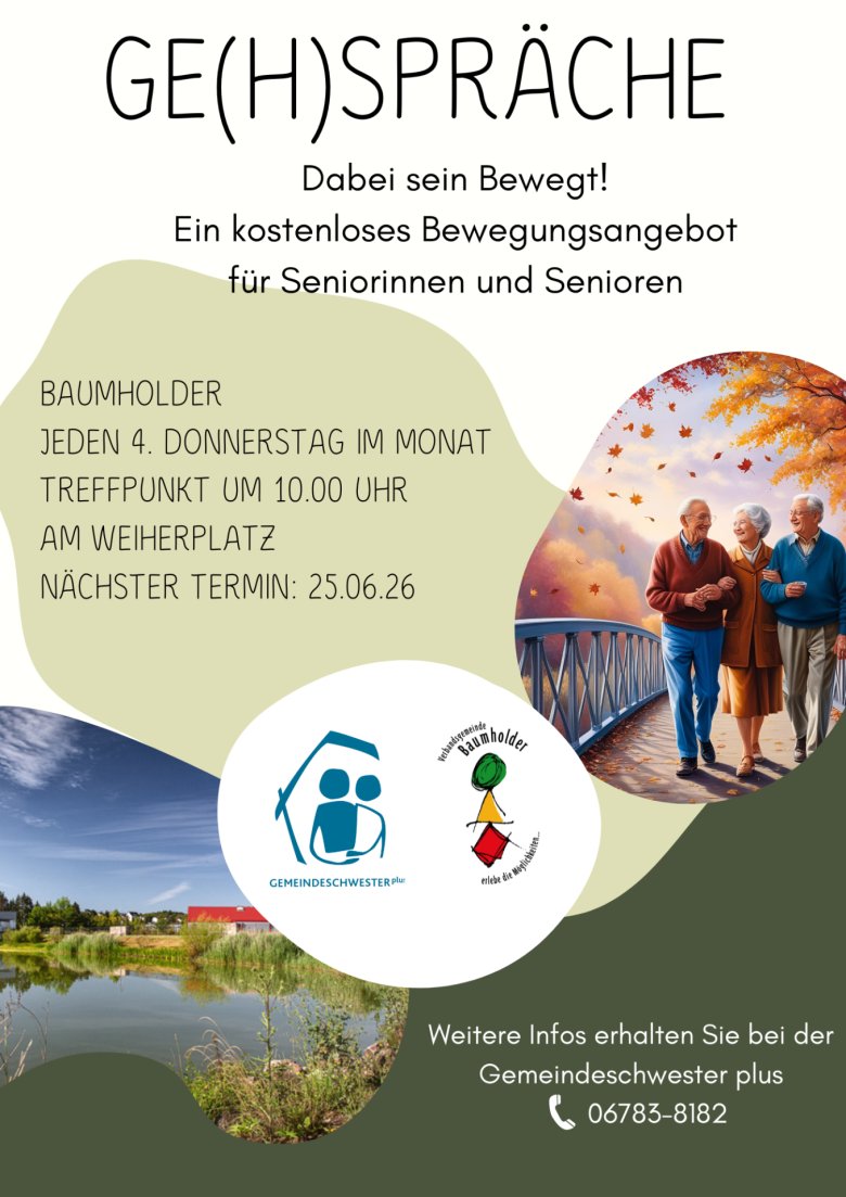 Ge(h)spräche mit der Gemeindeschwester Plus 25.06.2026