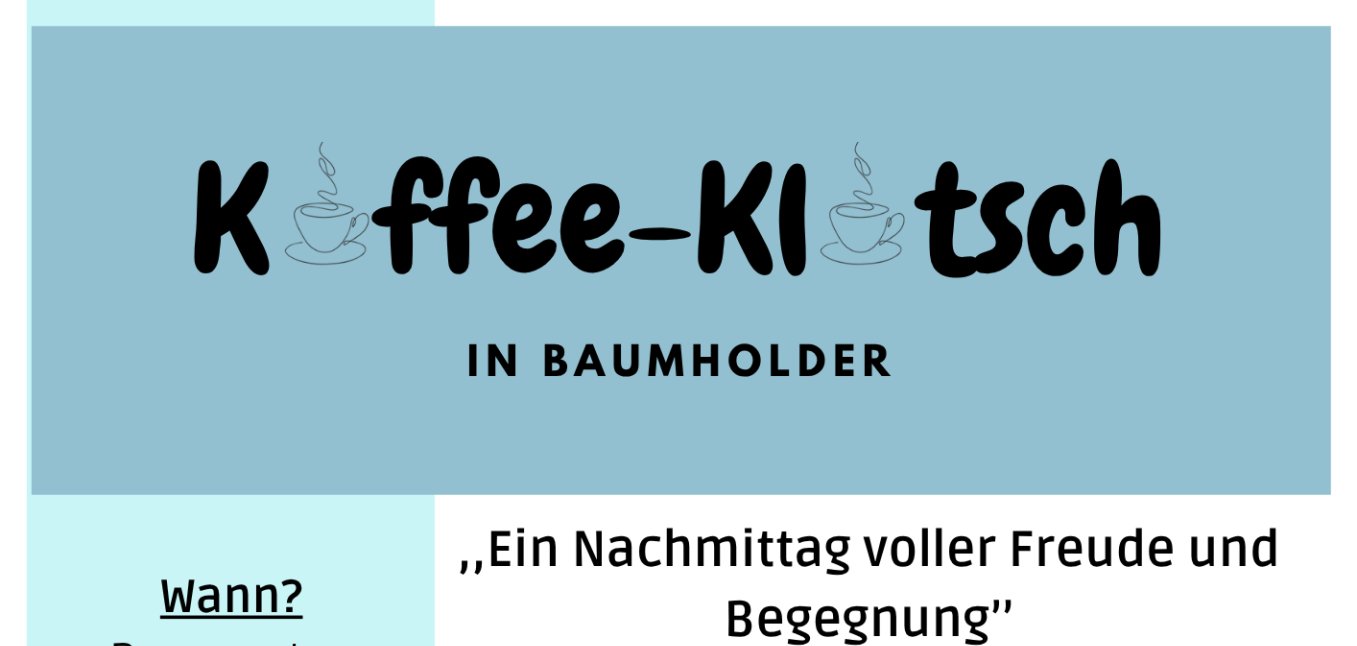 Kaffeeklatsch mit der Gmeindeschwester Plus 25.06.2026