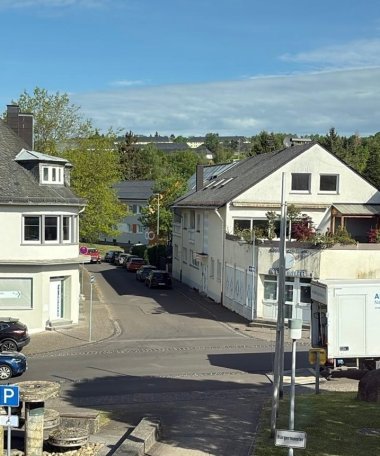 Zufahrt Bahnhofstraße in die Straße "In der Bitz" Baumholder