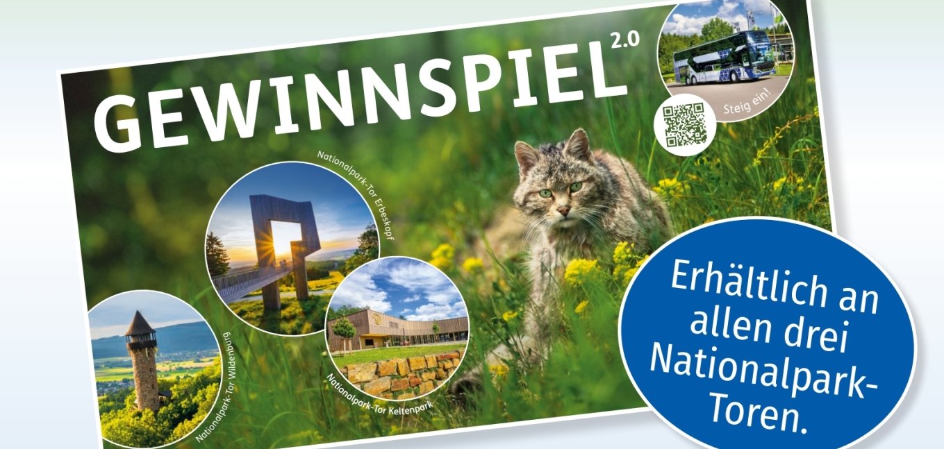 Gewinnspiel mit Stempelkarte Nationalpark Hunsrück-Hochwald