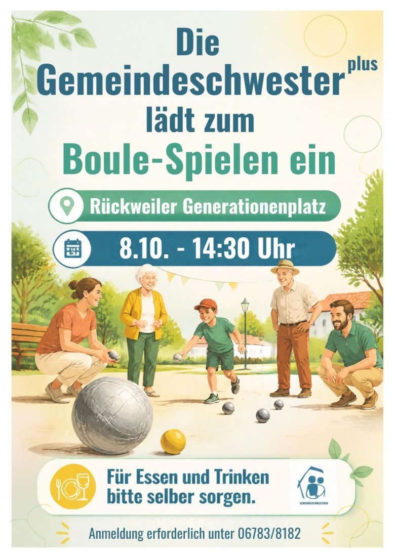 Boule-Nachmittag in Rückweiler