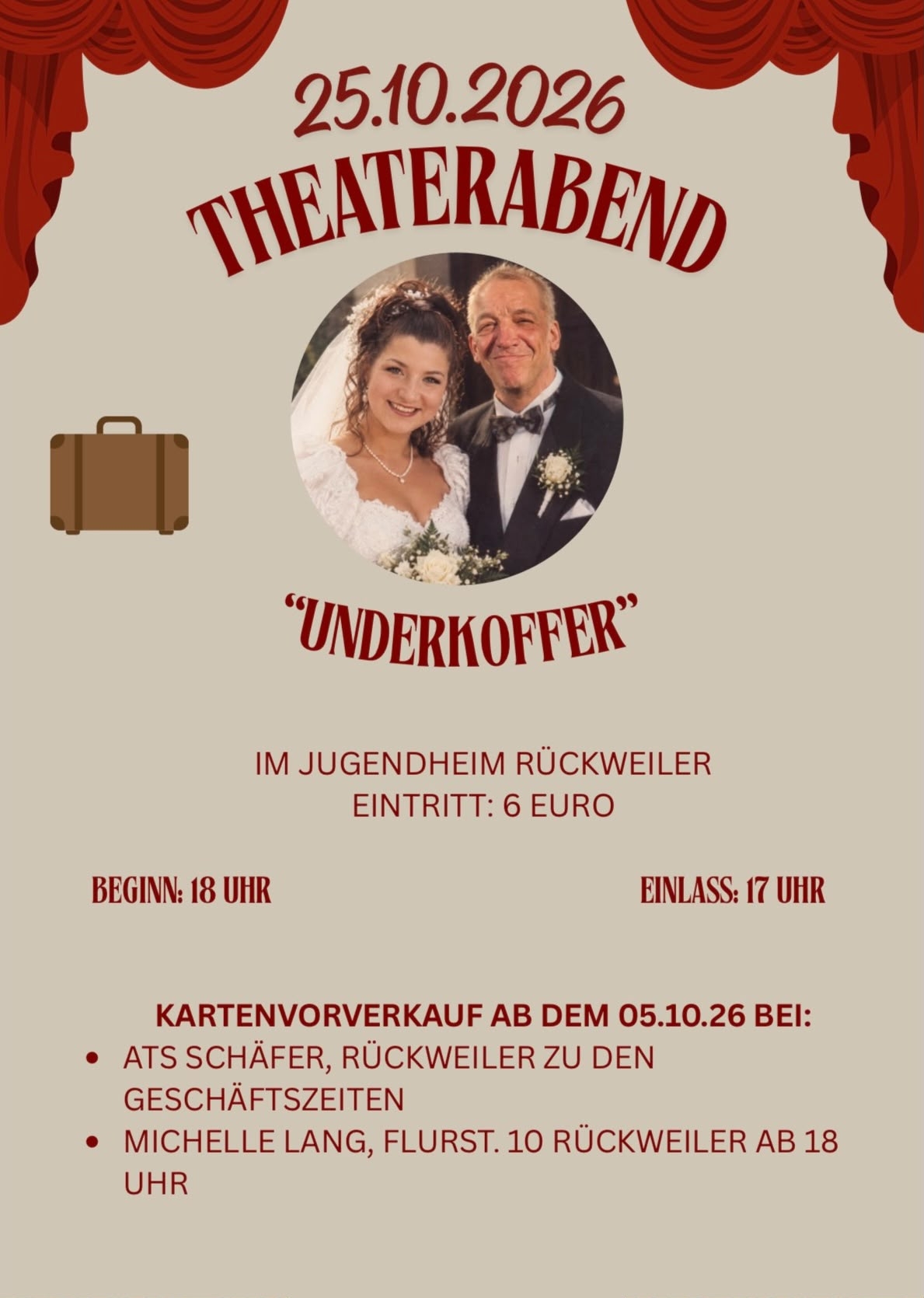 Plakat Theaterabend Rückweiler