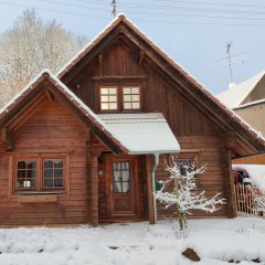 Blockhaus Eckersweiler im Winter