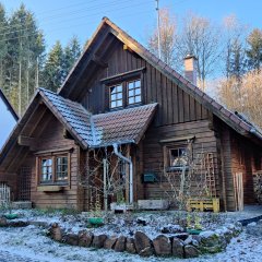 Blockhaus Eckersweiler Frontansicht