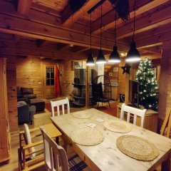 Ferienhaus Blockhaus in Eckersweiler -  offener Wohn-Essbereich Ferienhaus Blockhaus in Eckersweiler -  offener Wohn-Essbereich