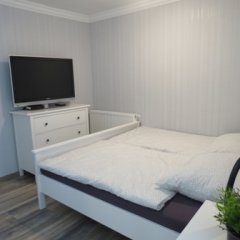 Ferienwohnung La Mia Villa in Baumholder Fernseher im Schlafzimmer Ferienwohnung La Mia Villa in Baumholder Fernseher im Schlafzimmer