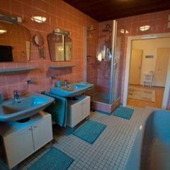 Ferienwohnung Quilt in Baumholder Badezimmer