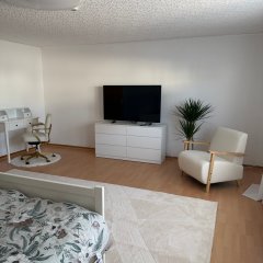 TDYTLA Unterkunft und Gäste-Apartment in Reichenbach - Schlafzimmer mit Fernseher