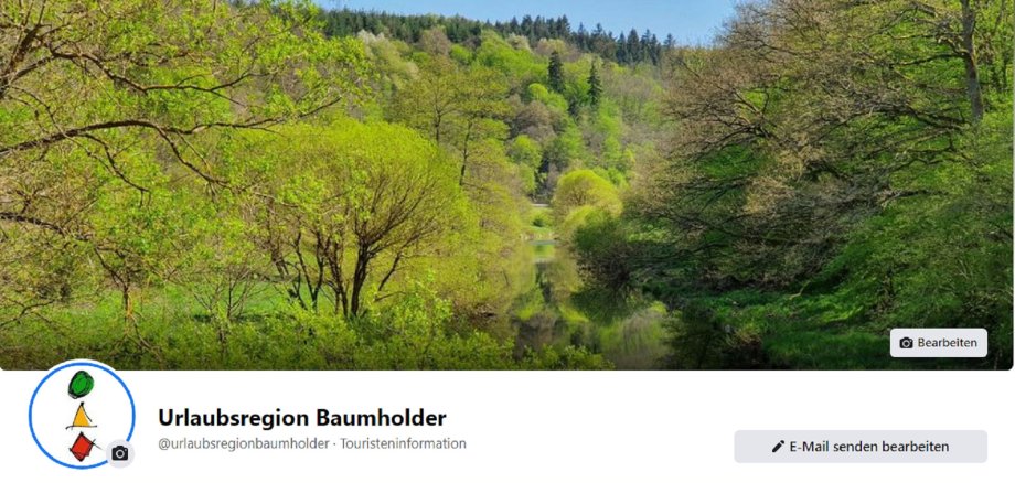 Facebookseite der Urlaubsregion Baumholder