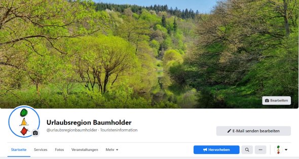 Facebookseite der Urlaubsregion Baumholder Facebookseite der Urlaubsregion Baumholder
