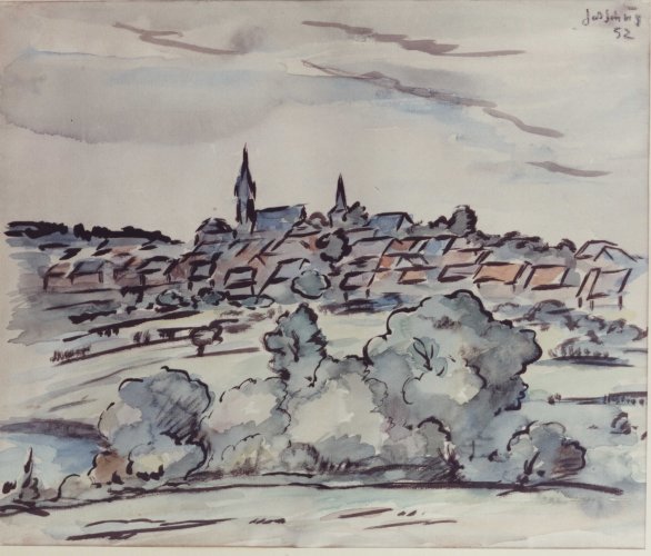 Stadtansicht Baumholder von Jakob Schug