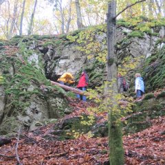 Wildfrauenloch auf der Traumschleife Bärenbachpfad in Baumholder